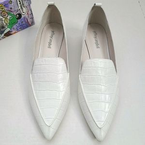 Jeffrey Campbell Croc Leather Loafer